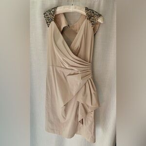 Maggy London, size 10, jeweled shoulders
